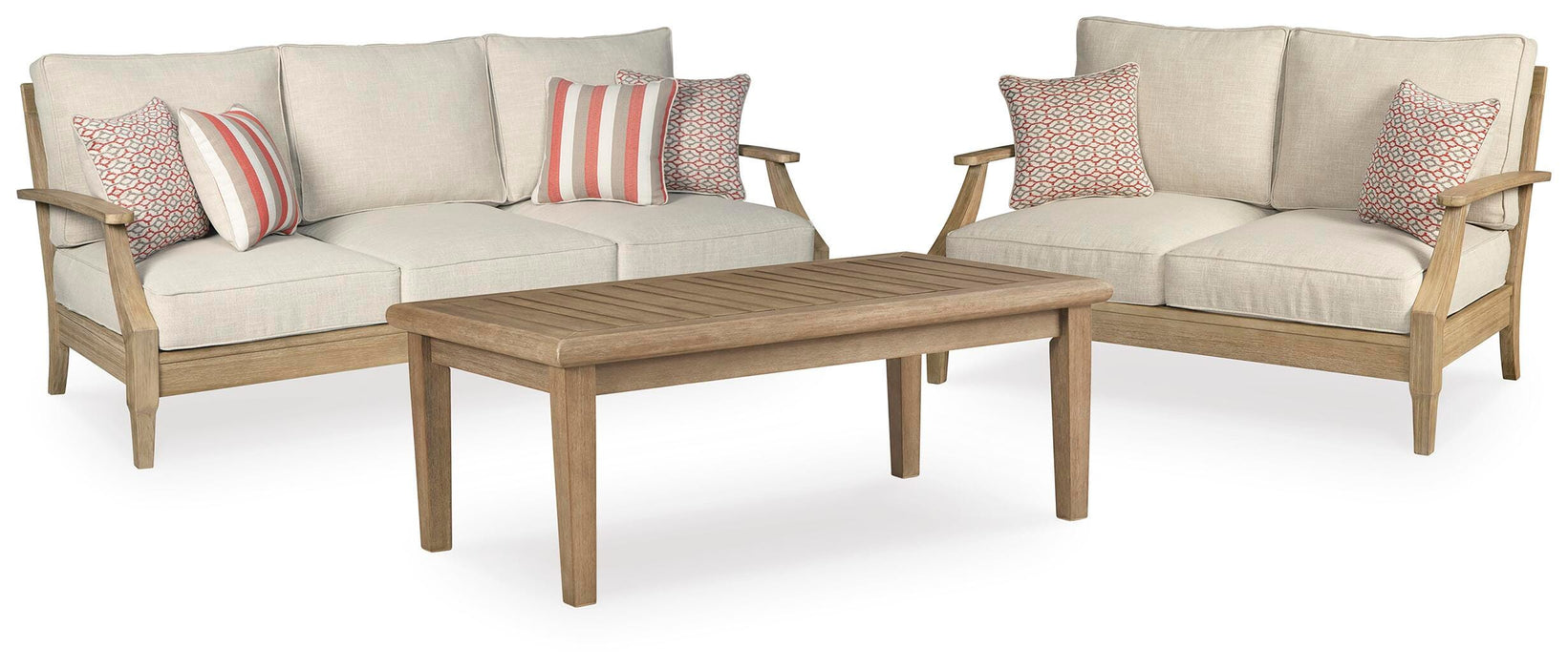 Clare View Outdoor Seating Set - Bargain Furniture (Detroit, MI)