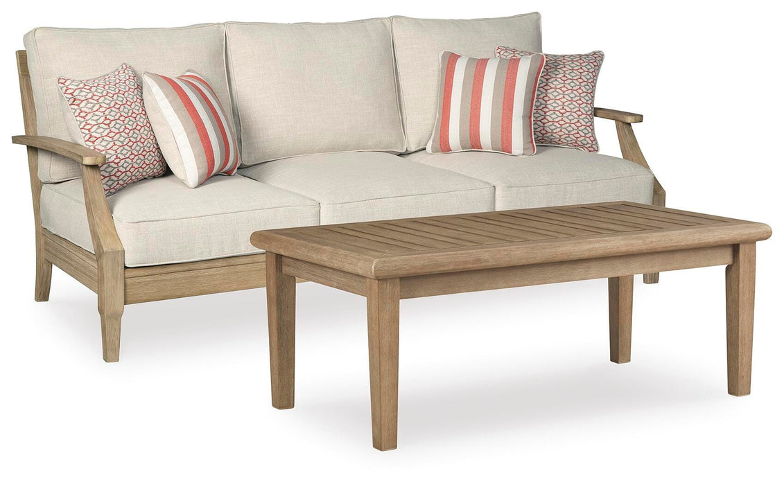 Clare View Outdoor Seating Set - Bargain Furniture (Detroit, MI)