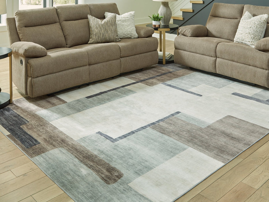Larkport Washable Area Rug - Bargain Furniture (Detroit, MI)