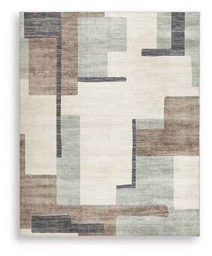Larkport Washable Area Rug - Bargain Furniture (Detroit, MI)