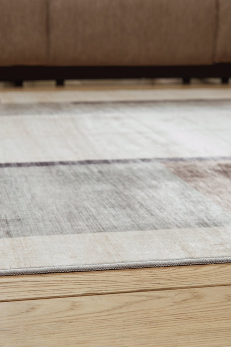 Larkport Washable Area Rug - Bargain Furniture (Detroit, MI)