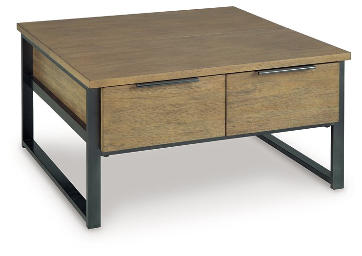 Montia Lift-Top Coffee Table - Bargain Furniture (Detroit, MI)