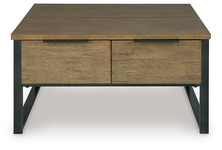 Montia Lift-Top Coffee Table - Bargain Furniture (Detroit, MI)
