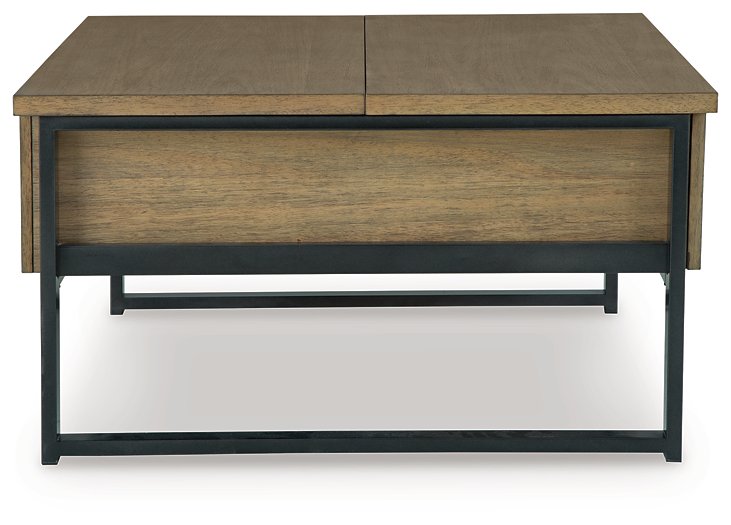 Montia Lift-Top Coffee Table - Bargain Furniture (Detroit, MI)