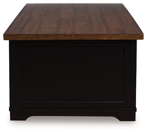 Wildenauer Lift-Top Coffee Table - Bargain Furniture (Detroit, MI)