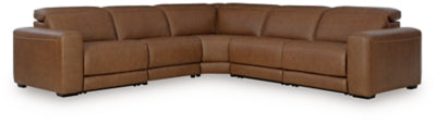 Magic Man 5-Piece Power Reclining Sectional - Bargain Furniture (Detroit, MI)