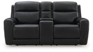 5Z-Relaxation Power Reclining Loveseat with Console - Bargain Furniture (Detroit, MI)