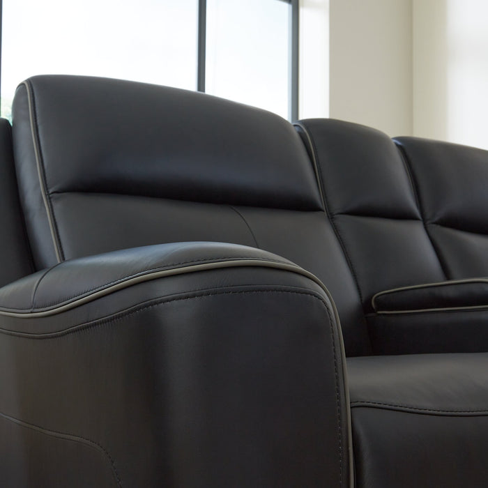 5Z-Relaxation Power Reclining Loveseat with Console - Bargain Furniture (Detroit, MI)
