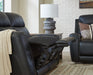 5Z-Relaxation Power Reclining Loveseat with Console - Bargain Furniture (Detroit, MI)