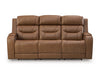 Knightington Power Reclining Sofa with Audio Seating - Bargain Furniture (Detroit, MI)