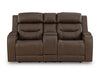 Knightington Power Reclining Loveseat with Audio Seating - Bargain Furniture (Detroit, MI)