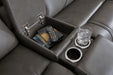 5Z - Pittson Power Reclining Sectional Loveseat with Console - Bargain Furniture (Detroit, MI)