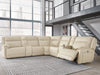 Double Deal Reclining Sectional with 2 Consoles - Bargain Furniture (Detroit, MI)