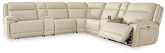 Double Deal Reclining Sectional with 2 Consoles - Bargain Furniture (Detroit, MI)