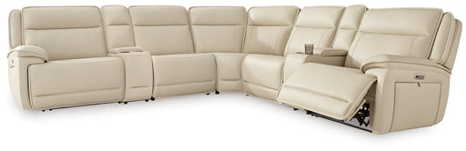 Double Deal Reclining Sectional with 2 Consoles - Bargain Furniture (Detroit, MI)