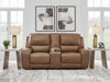 DeepWakes Power Reclining Loveseat with Console - Bargain Furniture (Detroit, MI)