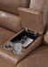 DeepWakes Power Reclining Loveseat with Console - Bargain Furniture (Detroit, MI)