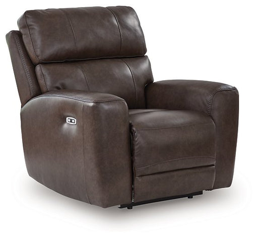 Crossplex Power Recliner - Bargain Furniture (Detroit, MI)