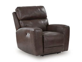 Crossplex Power Recliner - Bargain Furniture (Detroit, MI)