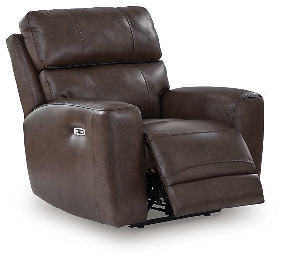 Crossplex Power Recliner - Bargain Furniture (Detroit, MI)