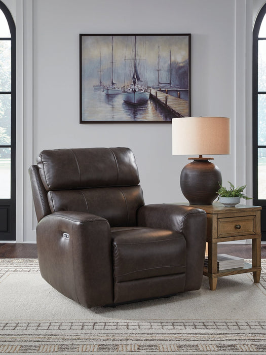 Crossplex Power Recliner - Bargain Furniture (Detroit, MI)