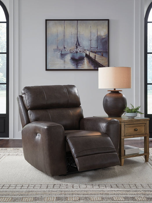 Crossplex Power Recliner - Bargain Furniture (Detroit, MI)