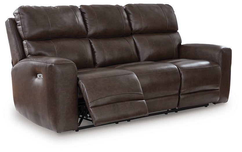 Crossplex Power Reclining Sofa - Bargain Furniture (Detroit, MI)