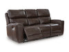 Crossplex Power Reclining Sofa - Bargain Furniture (Detroit, MI)