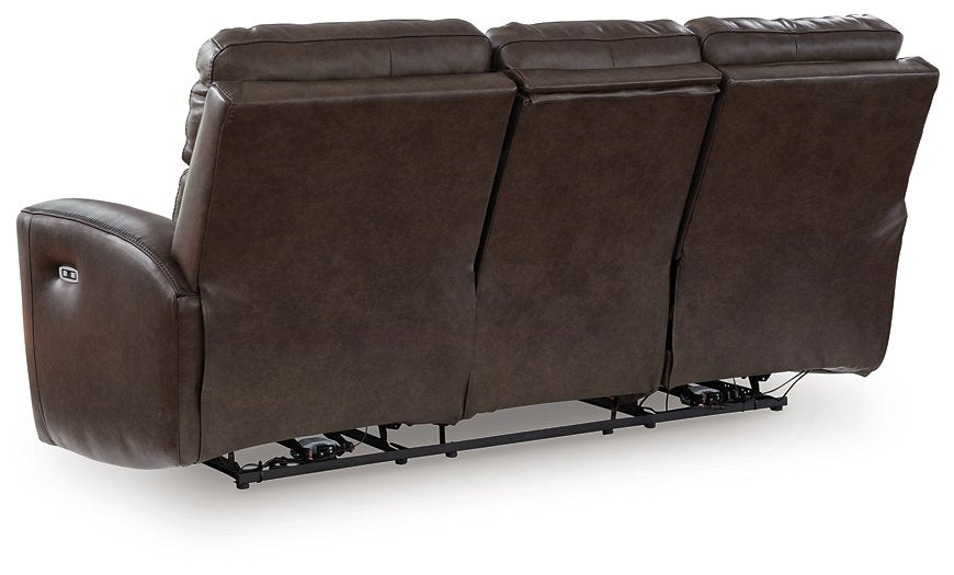 Crossplex Power Reclining Sofa - Bargain Furniture (Detroit, MI)