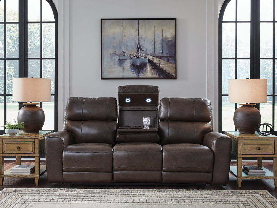 Crossplex Power Reclining Sofa - Bargain Furniture (Detroit, MI)