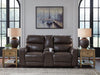Crossplex Power Reclining Loveseat with Console - Bargain Furniture (Detroit, MI)