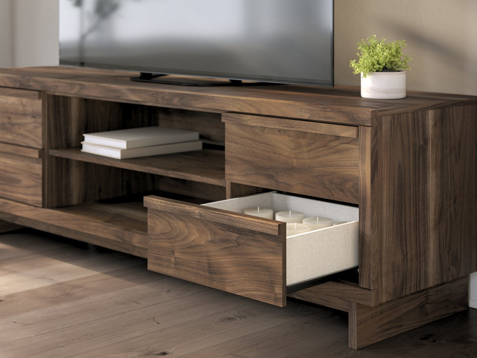 Zadilyn 72" TV Stand with Electric Fireplace - Bargain Furniture (Detroit, MI)