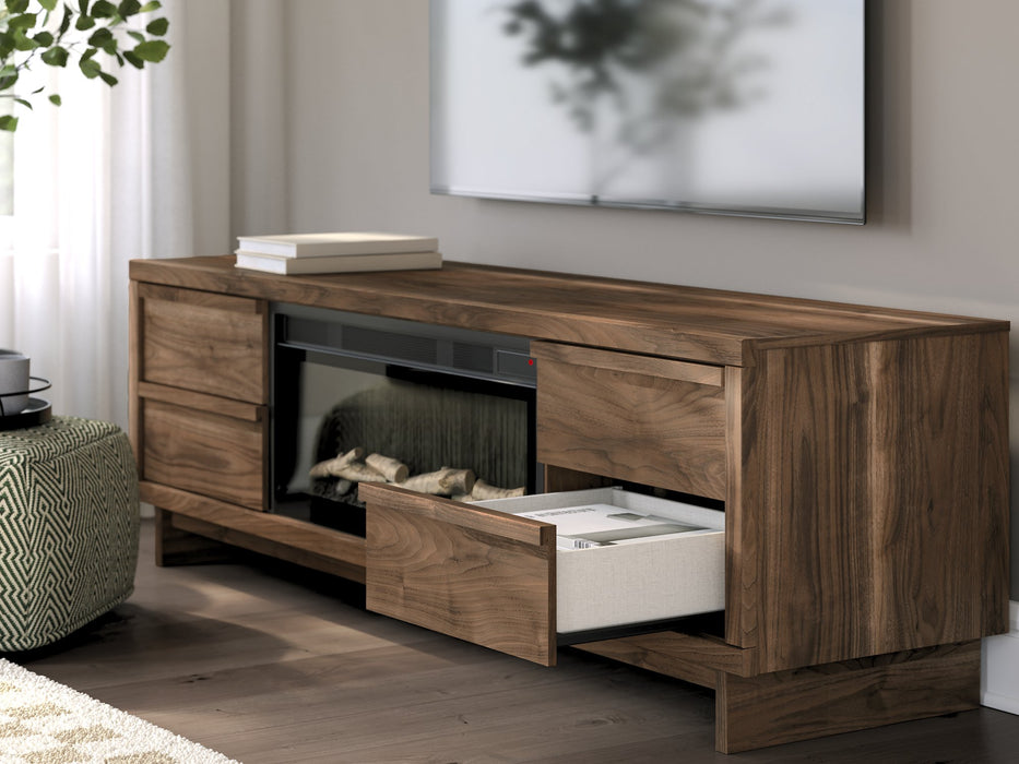 Zadilyn 72" TV Stand with Electric Fireplace - Bargain Furniture (Detroit, MI)