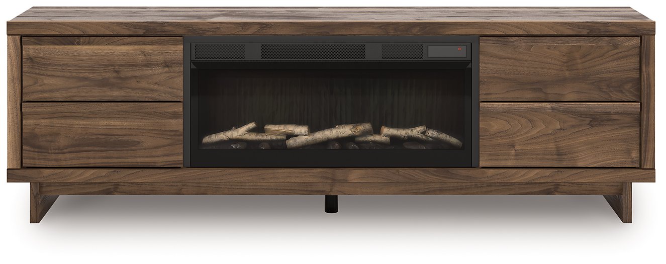 Zadilyn 72" TV Stand with Electric Fireplace - Bargain Furniture (Detroit, MI)