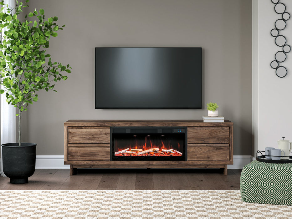Zadilyn 72" TV Stand with Electric Fireplace - Bargain Furniture (Detroit, MI)