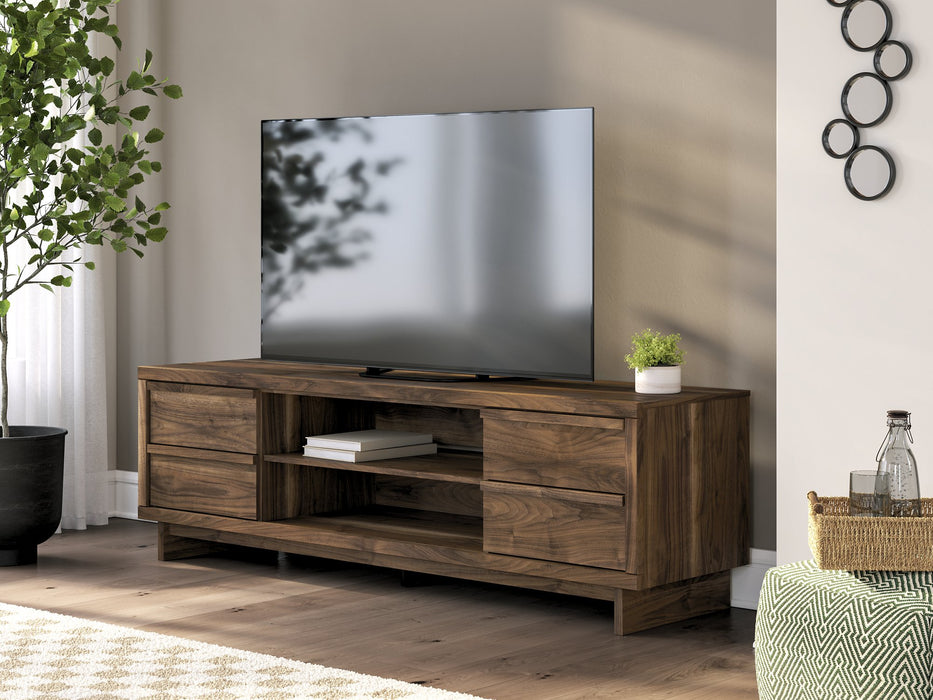 Zadilyn 72" TV Stand with Electric Fireplace - Bargain Furniture (Detroit, MI)