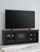 Wildenauer 76" TV Stand with Electric Fireplace - Bargain Furniture (Detroit, MI)