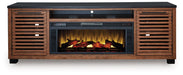 Kallari 84" TV Stand with Electric Fireplace - Bargain Furniture (Detroit, MI)