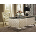 AICO Hollywood Swank Desk Chair in Creamy Pearl 03244-14 - Bargain Furniture (Detroit, MI)
