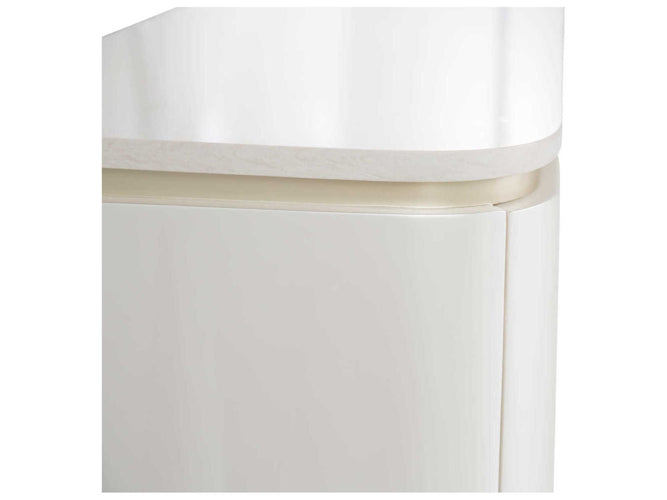 AICO Furniture London Place Media Cabinet in Creamy Pearl - Bargain Furniture (Detroit, MI)