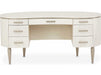 AICO Furniture London Place Desk in Creamy Pearl - Bargain Furniture (Detroit, MI)