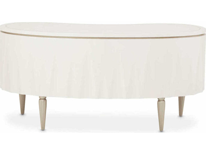 AICO Furniture London Place Desk in Creamy Pearl - Bargain Furniture (Detroit, MI)