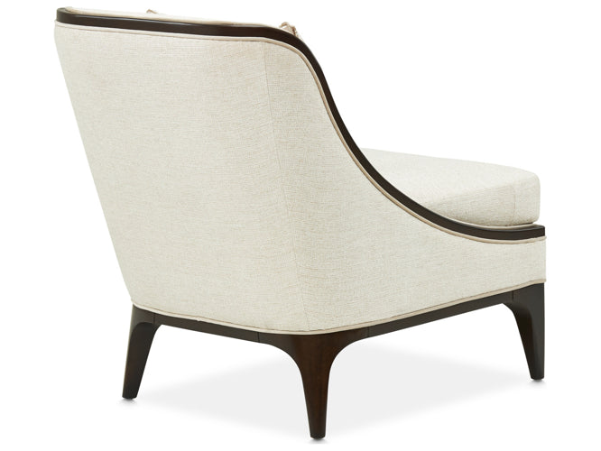 AICO Paris Chic Chair Cremini in Espresso - Bargain Furniture (Detroit, MI)