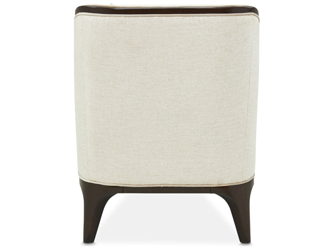 AICO Paris Chic Chair Cremini in Espresso - Bargain Furniture (Detroit, MI)