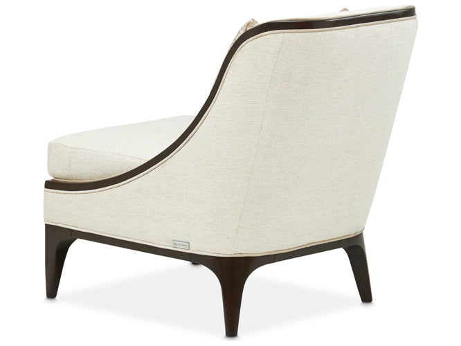 AICO Paris Chic Chair Cremini in Espresso - Bargain Furniture (Detroit, MI)