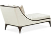 AICO Paris Chic Armless Chaise Cremini in Espresso - Bargain Furniture (Detroit, MI)