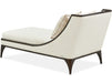 AICO Paris Chic Armless Chaise Cremini in Espresso - Bargain Furniture (Detroit, MI)