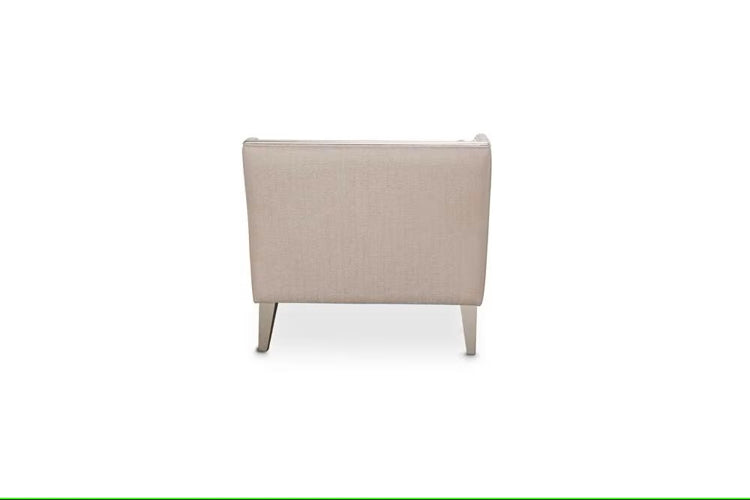 AICO Furniture Camden Court LAF Chaise in Platinum - Bargain Furniture (Detroit, MI)