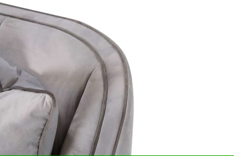 AICO Furniture Roxbury Park Sofa in Slate - Bargain Furniture (Detroit, MI)