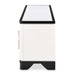 AICO Furniture Tuxedo Media Cabinet in Piano Keyboard - Bargain Furniture (Detroit, MI)